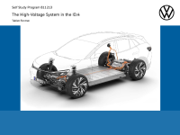 VW - SSP 811213 - The High-Voltage System in the ID.4 